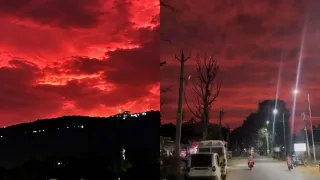 Why Did Sky Turn Blood-Red Over Chhattisgarh's Kirandul? The Science Behind The Rare Phenomenon