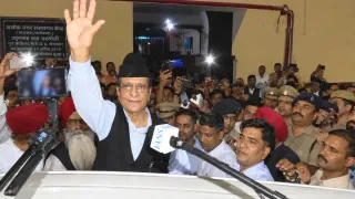 Azam Khan's Dramatic Arrest Minutes After SP Leader Walks Out Of Rampur Jail After 11 Months Following Bail