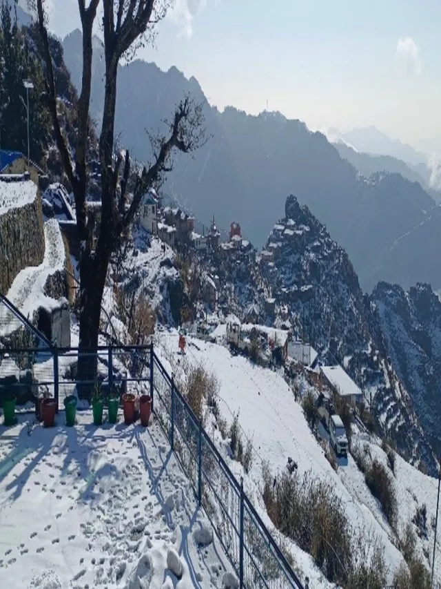 chakrata-sees-tourist-rush-after-snowfall-as-roads-reopen-slippery-conditions-and-power-cuts-continue